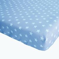 Bink Bedding Stars Hoeslaken Blue 90 x 200 cm