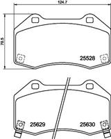 Hella Pagid GmbH Remblokkenset, schijfrem 8DB355025891