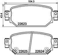 mazda Remblokkenset, schijfrem 8DB355039141