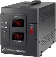 BlueWalker POWERWALKER AVR 1500/SIV Schuko 1500VA / 1200W automatischer Spannungsregler (10120305)