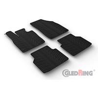 GledRing Rubbermatten voor passend voor Volkswagen ID.4 2020- (T profiel 4-delig + montageclips) GL0659