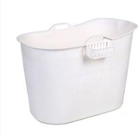 FlinQ Zitbad Voor Volwassenen - Bath Bucket - Wit - 200l
