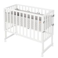 Roba Comforter & Bassinet 3in1 White with Barrier Style grijs