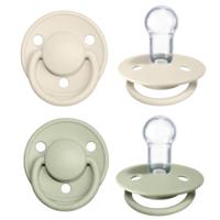 BIBS Schnuller De Lux Ivory / Sage 0-36 Monate, 2 Stk.