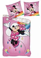 Disney dekbedovertrek Minnie Mouse 200 x 140 cm microfiber roze