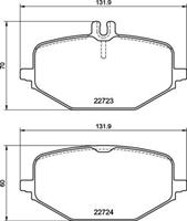 Brembo Remblokkenset, schijfrem P50161