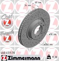 porsche Remschijf FORMULA Z REMSCHIJF 460451170