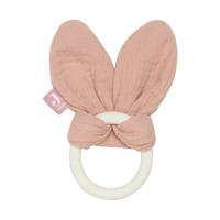 Jollein Beißring siliconen Bunny ears chestnut pink