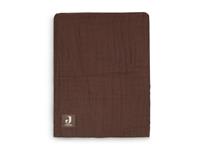 Deken Ledikant Jollein Wrinkled 120x120 Chestnut