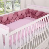My Sweet Baby Gevlochten Box/Bedbumper Pastel Pink