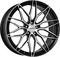 Dotz Dotz suzuka Black front polished 8.5x19 5x120 ET47