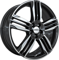 Ronal R58 mcr Jetblack white rim 8x20 5x114.3 ET50