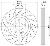 Hella Pagid GmbH Remschijf 8DD355120351