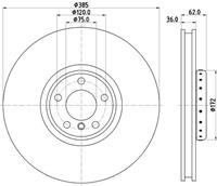 bmw Remschijf 8DD355120721