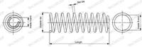 Monroe Fahrwerksfeder Vorderachse  SP0160