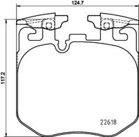 bmw Remblokkenset, schijfrem 8DB355039461