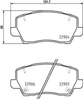 Hella Pagid GmbH Remblokkenset, schijfrem 8DB355039491