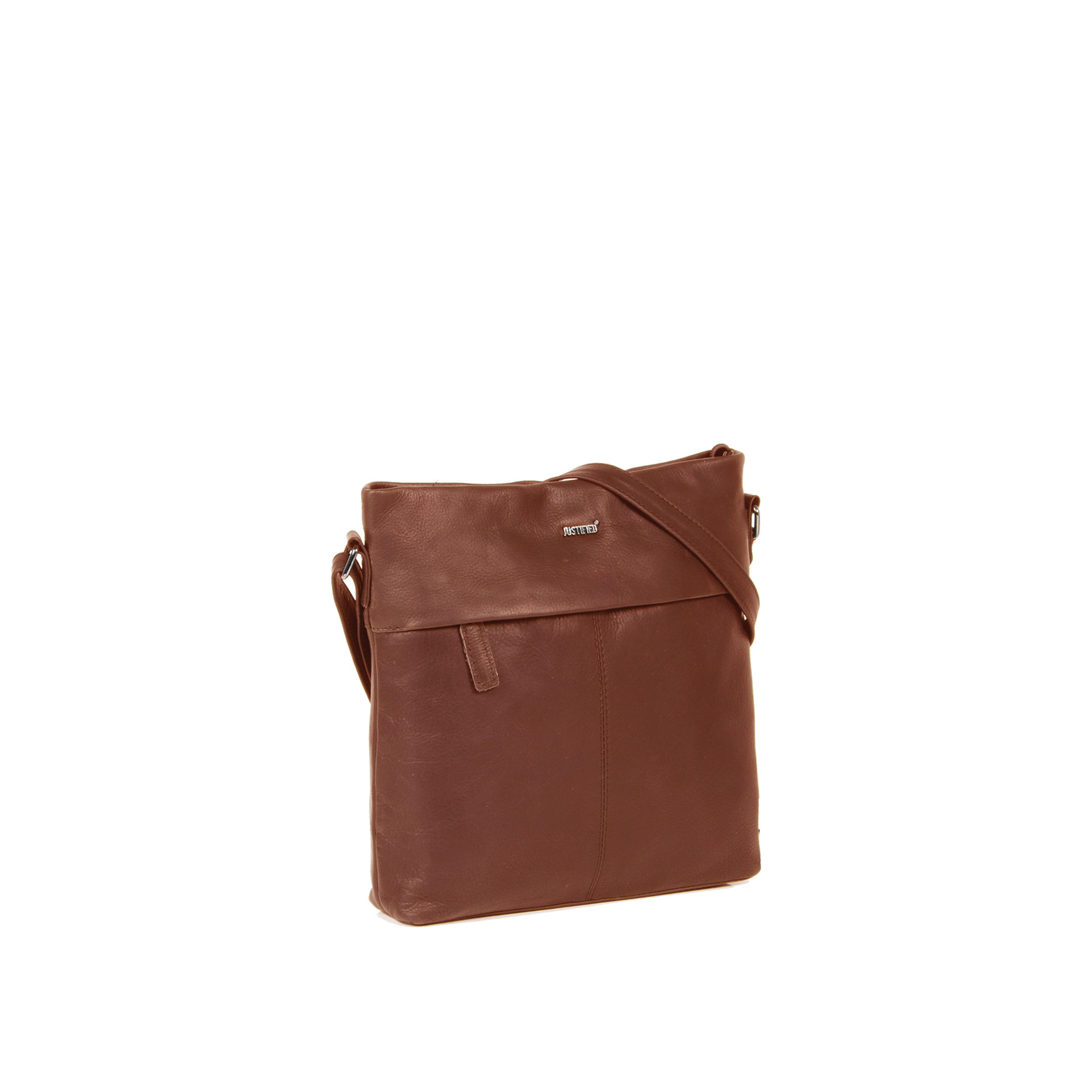 Justified Bags Yara Medium Top Zip Brown