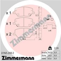 fiat Remblokkenset, schijfrem 221652002