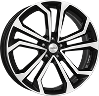 Dezent Dezent ta Black front polished 6.5x16 5x114.3 ET40