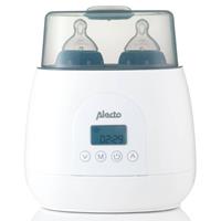 Alecto Bw700twin nelle Digitale Dubbele Flessenwarmer Voor Opwarming, Sterilisatie En Ontdooien, Wit