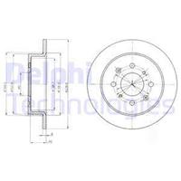 Remschijven DELPHI BG4333, 2 deel