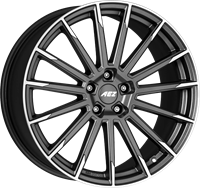 Aez ATLANTA TITAN GRAPHITE MATT POLISHED ALLOYWHEEL 7.5X17