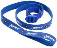 Jippie's wandelkoord elastisch junior 120 cm blauw
