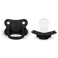 Filibabba Pacifiers 2-pack - Black +6 months