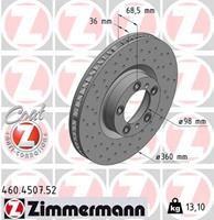 porsche Remschijf SPORT REMSCHIJF COAT Z 460450752