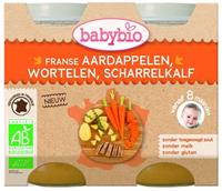 Babybio Aardappel wortel kalf bio 2x200g