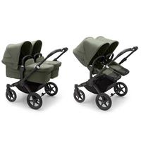 Bugaboo Donkey5 Compleet - Black/Forest Green/Forest Green Twin