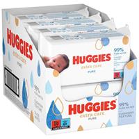 Huggies billendoekjes - Pure Extra Care - 8 x 56 stuks