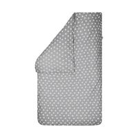 binkbedding Bink Kinderbettwäsche Sterne grau 100 x 135 - Farbe: Grau