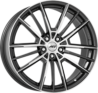 AEZ Kaiman Gunmetal polished 7.5x17 5x112 ET45