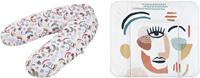 Rotho Babydesign Wickelauflage »Modern Art« (Set, 2-tlg), breit, inklusive Stillkissen Multi, Made in Europe