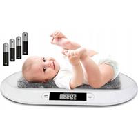 BES LED Babyweegschaal - Estoza Baby - Digitale Weegschaal - Baby En Peuter - Dierenweegschaal - Tot 20kg - Wit