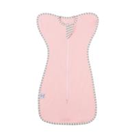 null Insular Baby Swaddle Wrap Cotton Elastic Sleeping Bag Size:60cm For 0-3M(Pink)