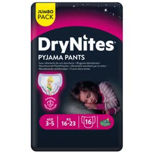 Unterhosen-packung Für Mädchen Drynites (16 Uds)