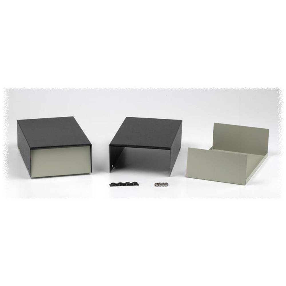 Hammond Electronics 1454L Instrumentbehuizing 152 x 127 x 102 Staal Grijs, Zwart 1 stuk(s)
