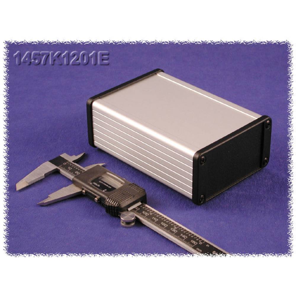 hammondelectronics Hammond Electronics 1457L1201EBK Universele behuizing 120 x 104 x 32 Aluminium Zwart 1 stuk(s)