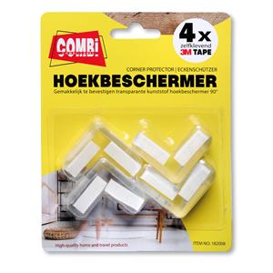 Combi-Label 3m Zelfklevende Hoekbeschermer 4 Ex  Hoekbeschermer Transparant