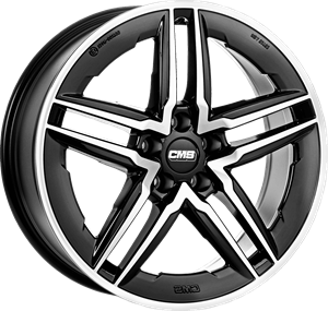 CMS WHEELS C29 AERO Zwart gepolijst