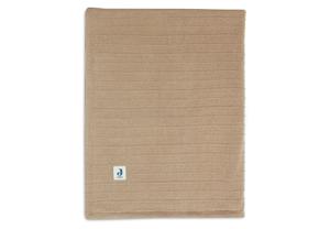 Jollein Deken Wieg  Velvet Pure Knit 75x100 Biscuit