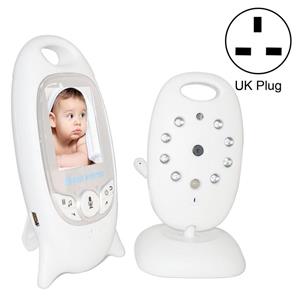 huismerk VB601 2 0 inch LCD-scherm probleemloze draagbare babyfoon ondersteuning twee weg praten terug Night Vision (UK Plug)