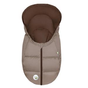 odenwälder Fußsäckchen BabyNest Dauni classic sweet chocolate