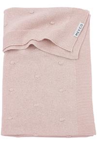 Meyco Baby Deken Ledikant Meyco Mini Knots Soft Pink