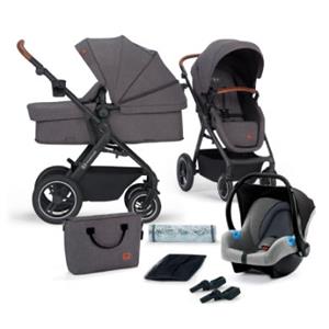 Kinderkraft Kinderwagen B-TOUR 3in1, grau