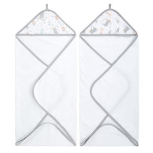 aden + anais™ essential s hooded towel dumbo new heights 2-pack