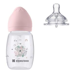 Kikkaboo Babyflasche »Babyflasche Savanna 260 ml«, Silikonsauger Größe M Anti-Kolik ab 3 Monaten